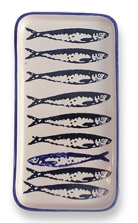 Travessa Pequena Sardinha Cobalto